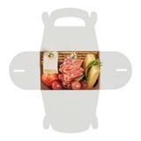 GABLE/ LUNCH BOX COMPOSTABLE 4x2-1/2" PAPER CAMOUFLGE 25/cs