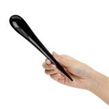 DECO PARTY SPOON 8"l PLASTIC BLACK 500/cs
