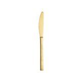 LISSOME DINNER KNIFE 9 1/8" SH 13/0 S/S BRUSHED GOLD 1DZ/PK