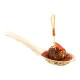 LEAF SPOON BAMBOO 5" CMPST COCOA BROWN 100/cs
