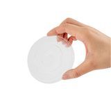 FLAT LID F/9 12 16 20 22oz COLD CUP CMPST PLA CLR 50/cs