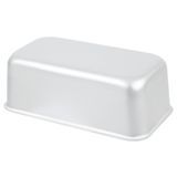 3-pound Wear-Ever professional standard-strength aluminum loaf pan with anodized finish, Vollrath 5433