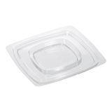 LID FLAT 5x5" SMALL PET CLEAR 500/cs