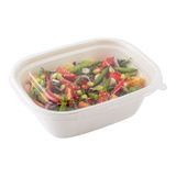 LID FLAT 60oz 9x7" F/ 48 & BAGASSE PET CLR 100/cs