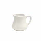 CREAM WHITE WARE CREAMER 4oz HANDLED 4" PORCELAIN 3dz/cs