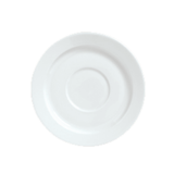 REFLECTIONS SAUCER 5-7/8x2-1/8 PORCELAIN ALUMA WHITE 36ea/cs