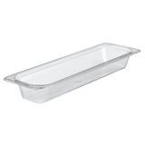 Cambro 22LPCW135 Camwear 1/2 Size Long Clear Polycarbonate Food Pan - 2 1/2" Deep