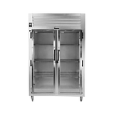 Traulsen RHT232NUT-FHG Spec-Line Refrigerator, Reach-in Display, two-section, 46.0 cu. ft., self-contained refrigeration, stainless steel exterior