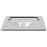 Fourth-size super pan v solid stainless steel cover, Vollrath 75140