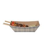 BOAT 1lb #100 5-1/2x3-1/2x2" PAPER PLAID 50/cs