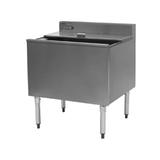 Eagle B30IC-22-X 2200 Series Underbar Ice Bin/Cocktail Unit, 30"W x 24"D, 82 lbs. capacity, 8" deep stainless steel liner, bullnose front edge
