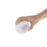 FLAT LID F/ 9 12 16oz VISAGE 3-3/4"dia PET CLEAR 100/cs