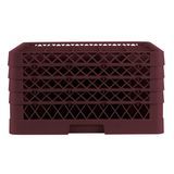 GLASS RACK 25-COMP W/4 EXT BURGUNDY 9.5" MAX HT 2EA/CS