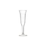 CHAMPAGNE FLUTE 5oz 1-PIECE POLYSTYRENE CLEAR 96/cs