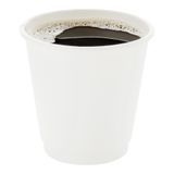 HOT CUP 8oz PAPER DOUBLE WALL WHITE 25/cs