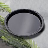 TRAY 12"dia CONSERVE POLYPRO BLACK 25/cs