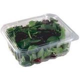 CONTAINER HINGED CLEAR 6 OZ 3-7/8X3-3/4X1-5/8 (1500)