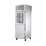 TRUE STA1RPT-1HG/1HS-1S-HC SPEC SERIES Pass-thru Refrigerator, one-section, stainless steel front & sides, (1) glass & (1) stainless steel half