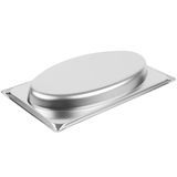Full-size 2.5" deep super pan stainless steel super shape oval wild pan, Vollrath 3101020