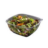 TAKEOUT BOWL 48oz 7-1/2x7-1/2" PET CLEAR 300/cs