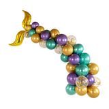 BALLOON ARCH KIT LATEX MERMAID ASSORTED 44pc 1/cs