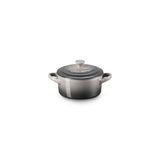Signature Oval Baker 3qt 14x9 In. Enameled Cast Iron French Grey for even baking and oven-to-table presentation, Le Creuset 20188036541001