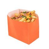 BAG SNACK 3-3/4x2-1/4x3-3/4" PAPER TANGERINE ORANGE 100/cs