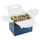 GABLE/ LUNCH BOX COMPOSTABLE 10x7x8" PAPER FRENCHIE 25/cs