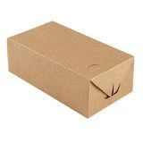 TAKEOUT LUNCH BOX w/ FAST TOP 71oz PAPER KRAFT 400/cs