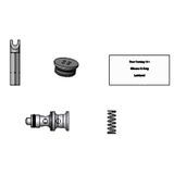 T&S Brass 108V-RK Valve Repair Kit, includes: (1) valve assembly, (1) 1/4" spanner bit, (1) end plug, (1) compression spring, (1) silicone O-Ring
