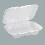 HINGED FOAM 1-COMP 8X7X2 3/4 TAKEOUT WHITE (200)