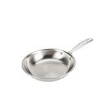 8" tribute 3-ply fry pan with natural finish and plated handle, Vollrath 691108