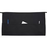 WAIST APRON 21x12" 3-POCKET COTT/POLY BLEND BLACK 60ea/cs