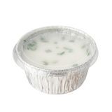 FLAT LID F/ PORTION CUP 1/4"h 3-1/4"dia PET CLEAR 100/cs