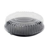 DOME LID w/ NESTING RING 16" PETE CLEAR 50/cs