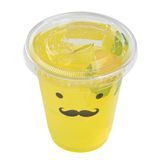 FLAT LID F/ 9 12 16oz VISAGE 3-3/4"dia PET CLEAR 1000/cs