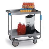 Lakeside 727 Utility Cart, 2 Deep Well Shelves, 700 Pound Capacity