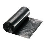 TRASH BAG 45gal 40x46" 1.25ml LDPE BLACK 100/cs