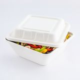 LID BAGASSE NO PFAS CMPST WHT F/ BOWL 160oz 10-3/4"SQ 100/cs