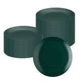 PLATE 10-1/4"dia 3/4"h MODERNA PLASTIC GREEN 40/cs