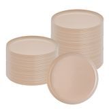 PLATE 6-1/4"dia 1/2"h MODERNA PLASTIC PINK 200/cs