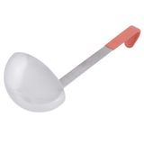LADLE 8 OZ WITH ORANGE KOOL HANDLE