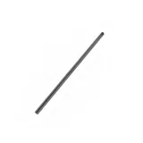 STRAW STANDARD CMPST 6mm 7.75" UNWRAPPED BLK 7200/cs