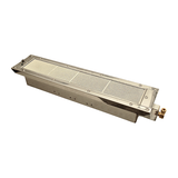 Allpoints 26-3710 Infrared Burner, Natural Gas, 24" x 5-1/4" x 3-7/8", 20-1/2" x 3-1/4" ceramic are