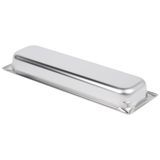 Half-long-size 2 -inch-deep Super Pan 3 stainless steel steam table pan, Vollrath 90522