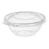 TAKEOUT BOWL HINGE 24oz 6" RND TAMPER EVID PET CLEAR 150/cs