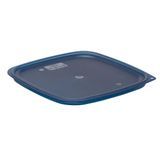 LID FRESHPRO PE F/ 12 18 22qt CAMSQUARE TRANSL BLUE 6ea/cs