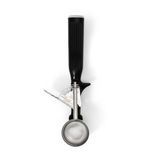 #30 Disher, round bowl, 1-3/4" bowl dia., 1 oz. capacity, 18-8 stainless with one-piece color coded black plastic handle, USA Made, Vollrath 47146