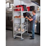 Cambro CPMCWB000 5" Premium Total Locking Swivel Caster for Cambro Camshelving
