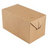 TAKEOUT LUNCH BOX w/ FAST TOP 80oz PAPER KRAFT 100/cs